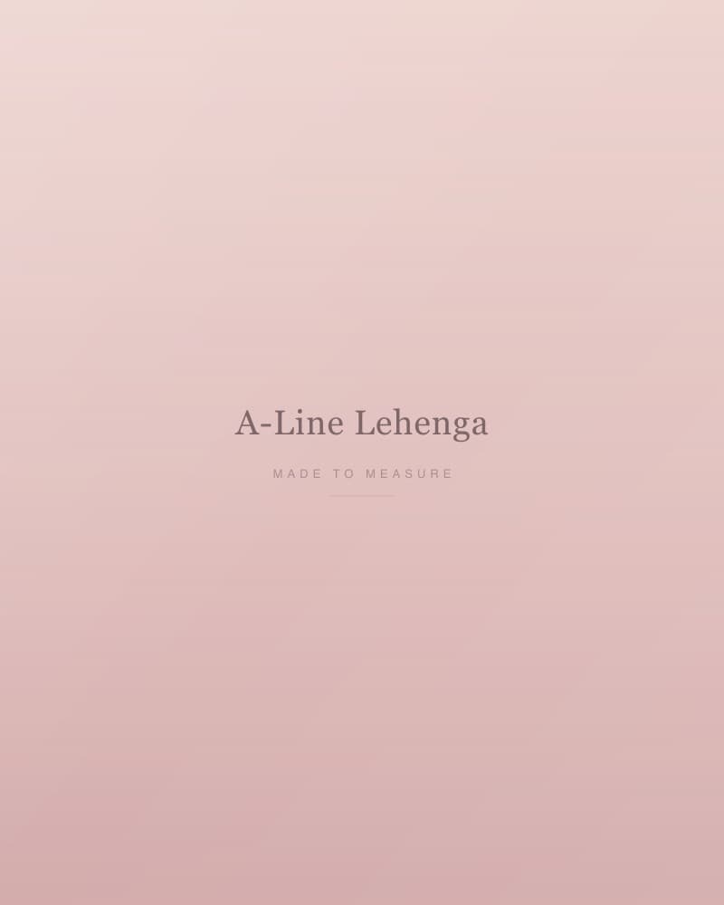 A-Line Lehenga