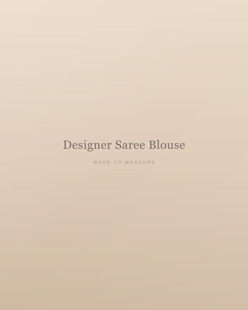Designer Saree Blouse